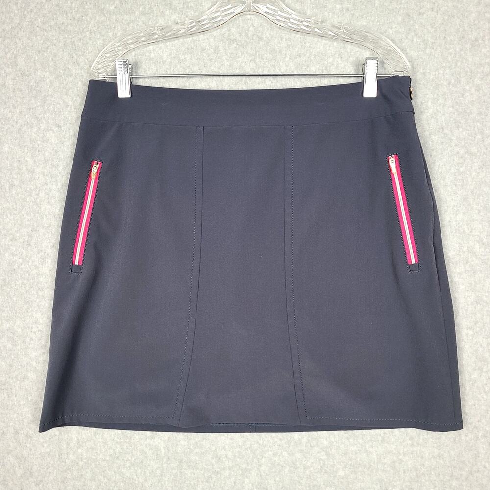 Annika Cutter & Buck Golf Skort Womens 10 Gray Athletic Golf Skirt Pockets